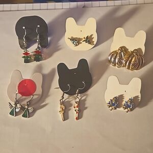 Pierced earrings